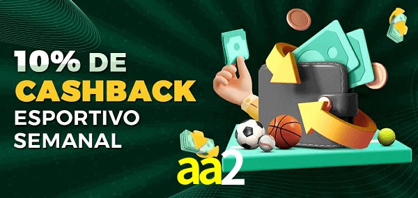 10% de bônus de cashback na aa2